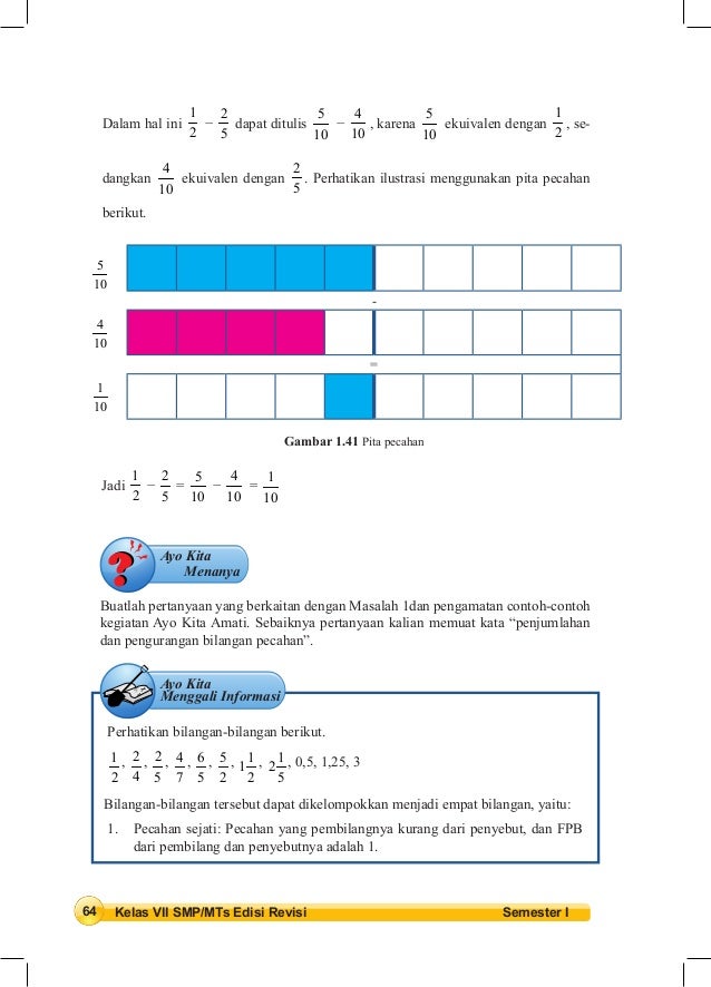Download Buku Matematika Kelas 7 Semester 2 K 13 : Contoh Latihan Soal