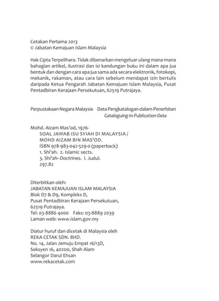 soal jawab isu syiah di malaysia