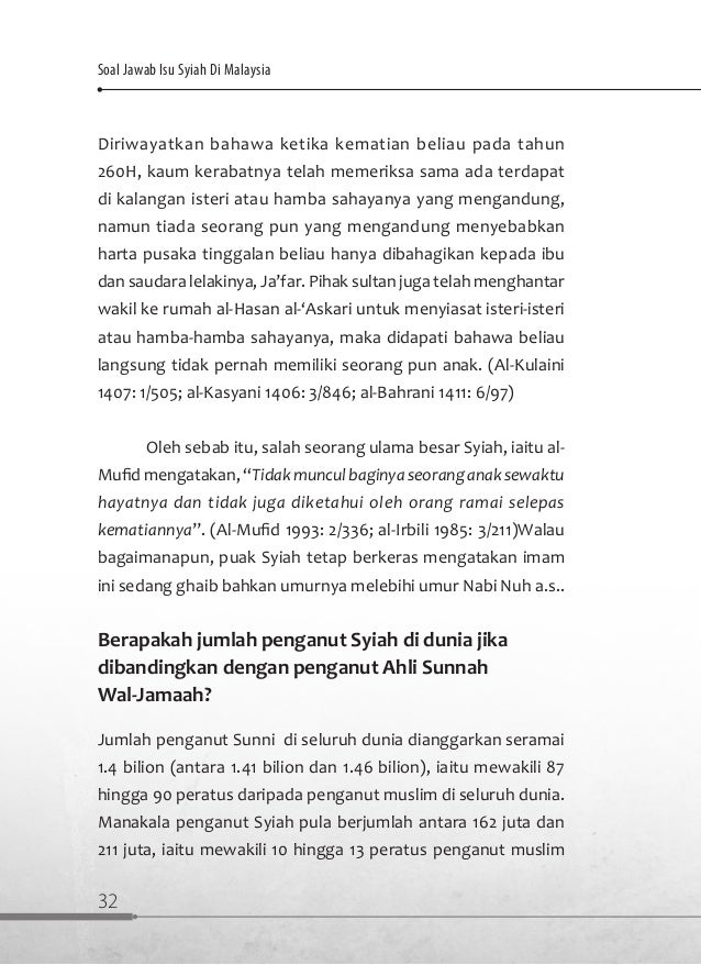 Soal Jawab Isu Syiah Di Malaysia