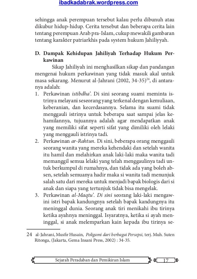 Buku Sejarah Peradaban dan Pemikiran Islam (Kumpulan 