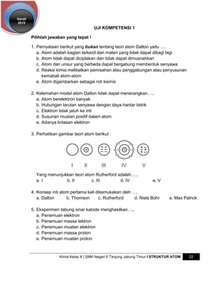 Buku struktur atom | PDF