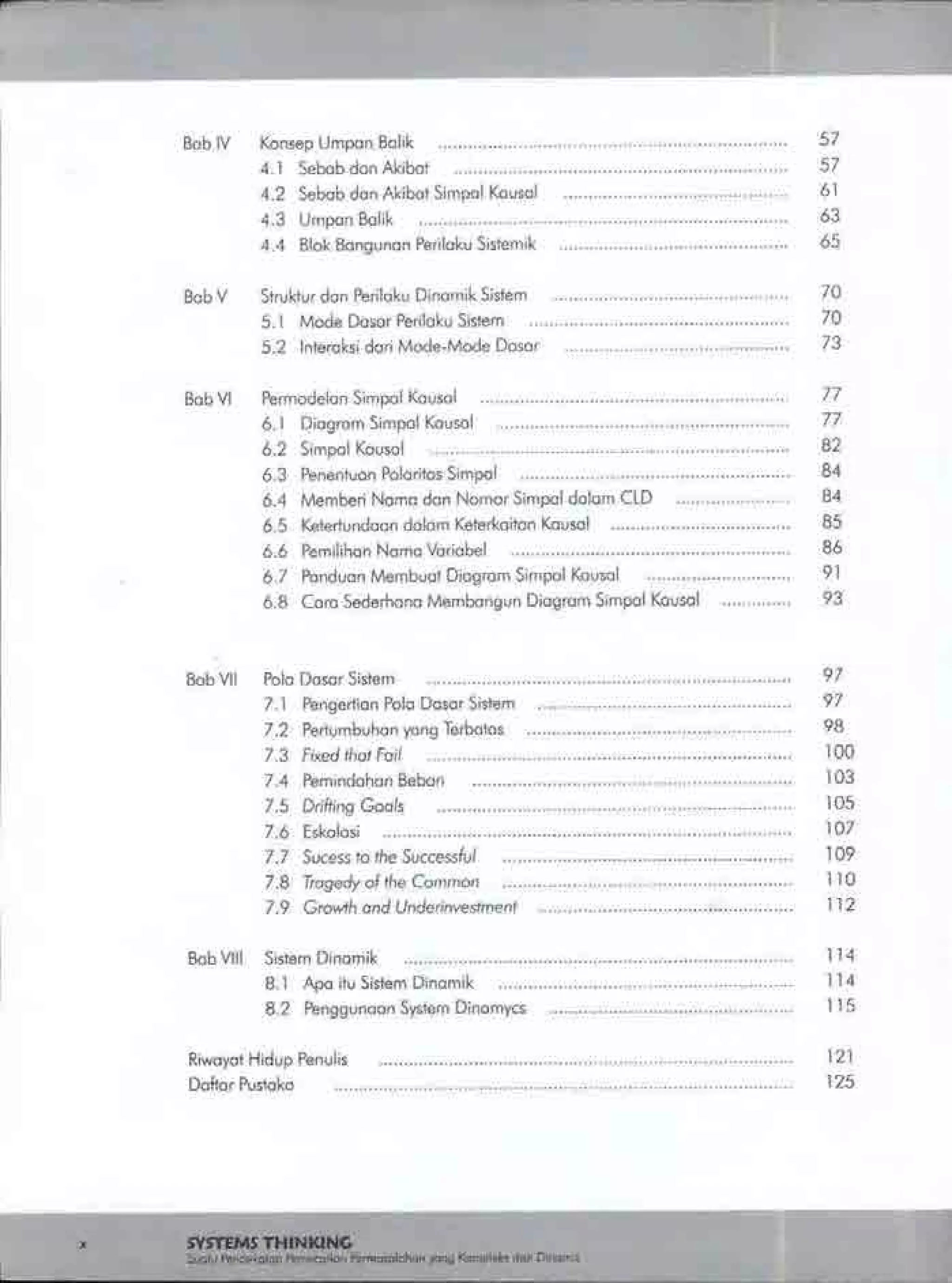 Buku systems thinking