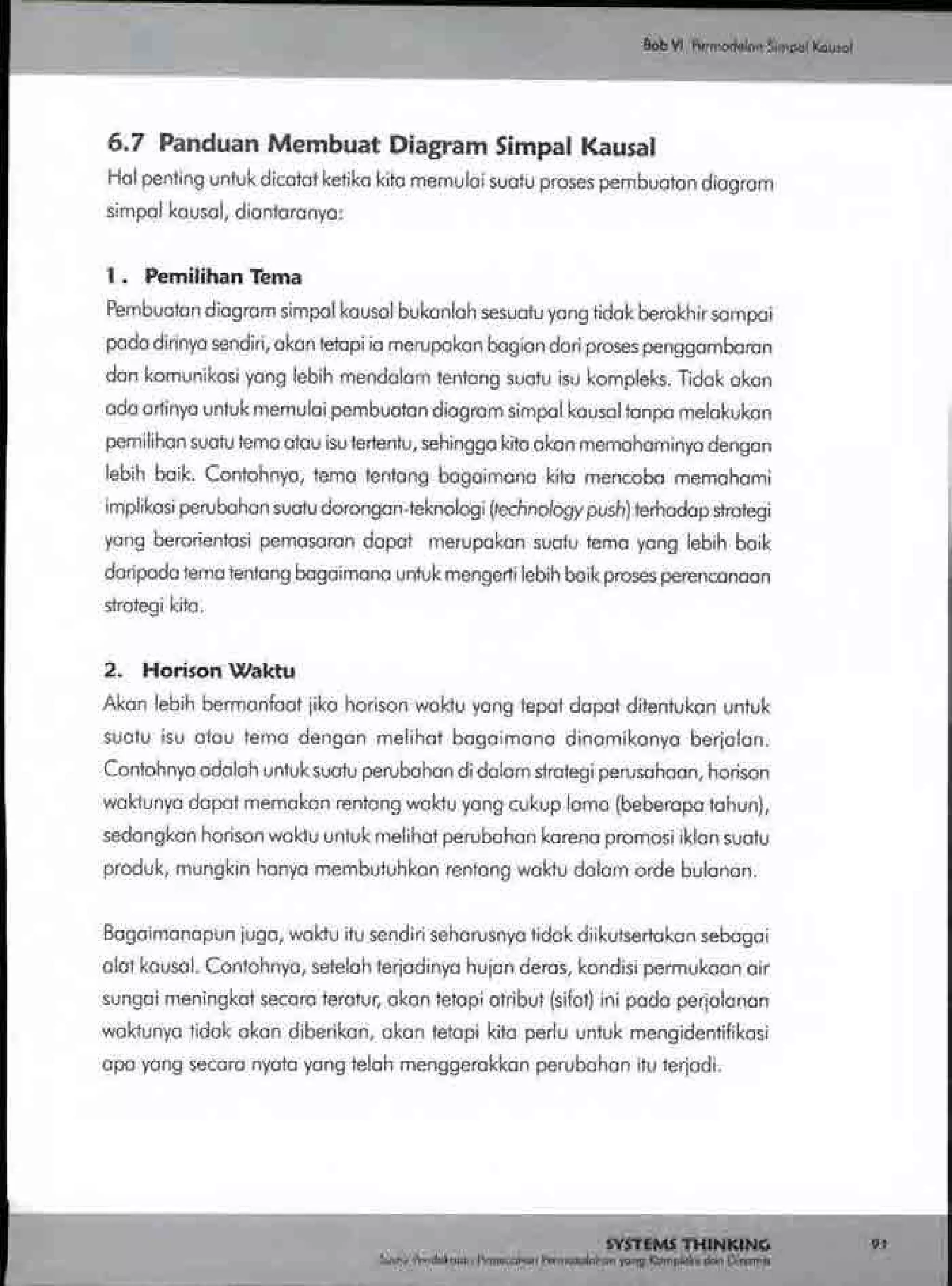 Buku systems thinking