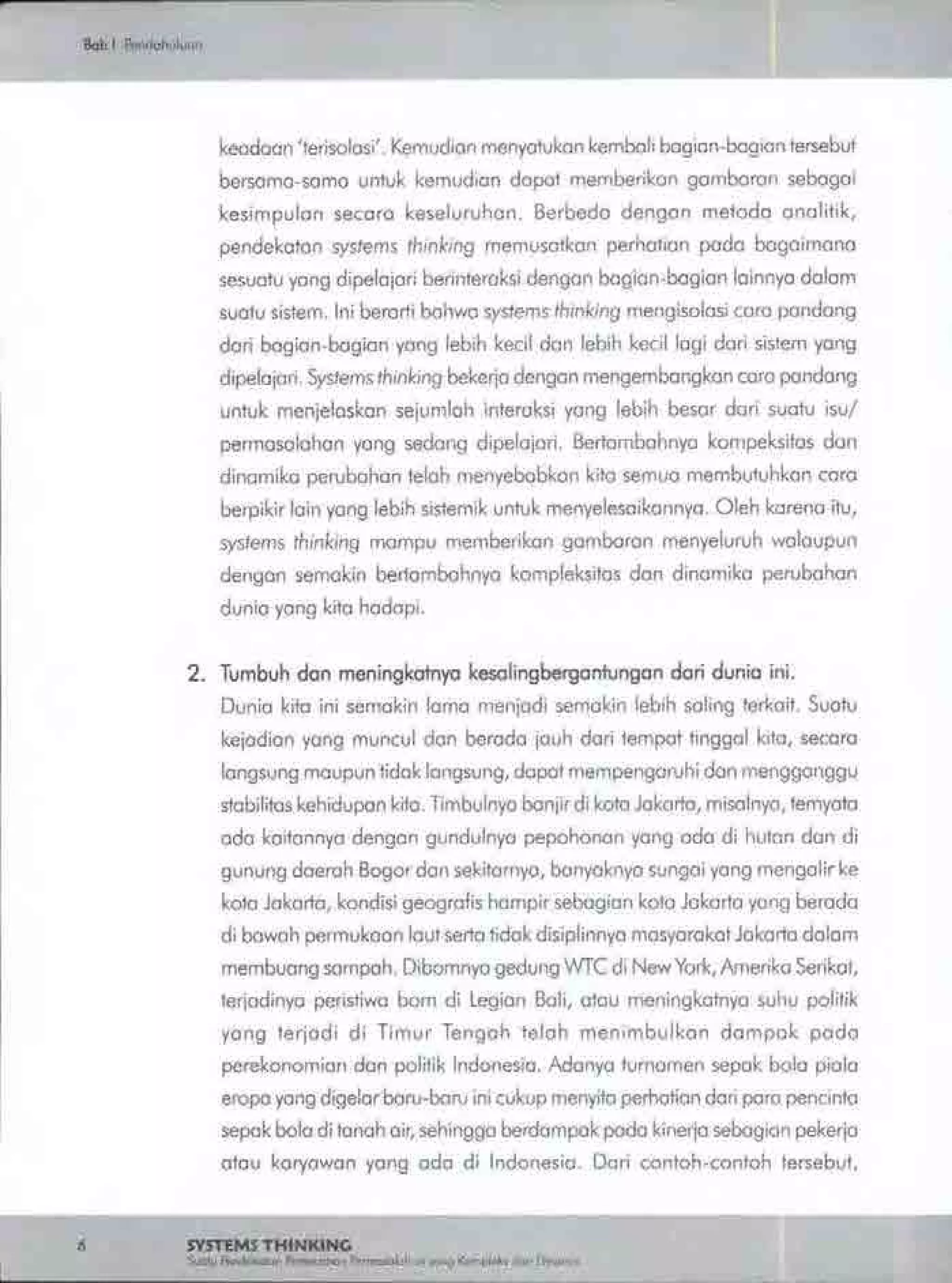 Buku systems thinking