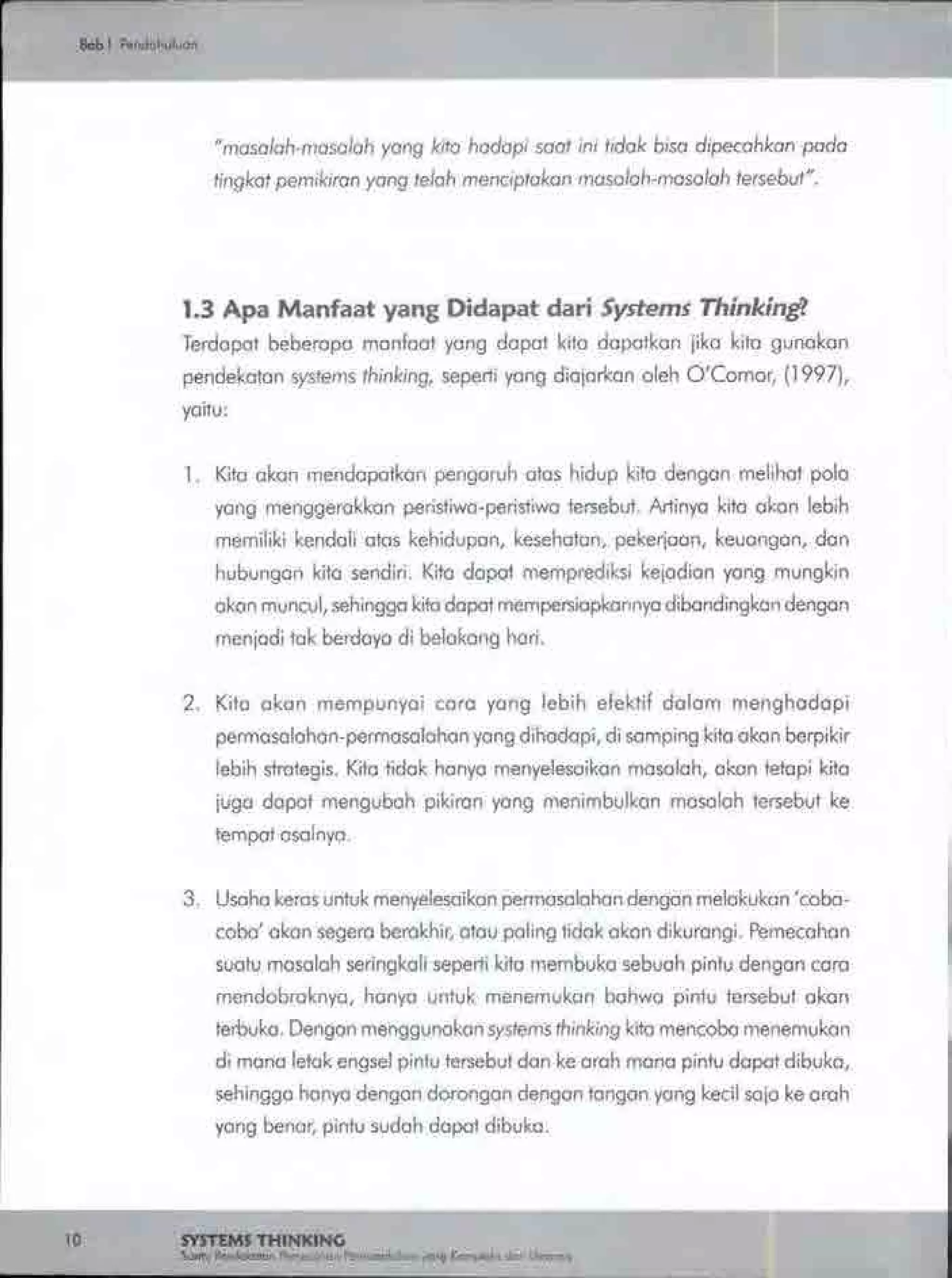 Buku systems thinking