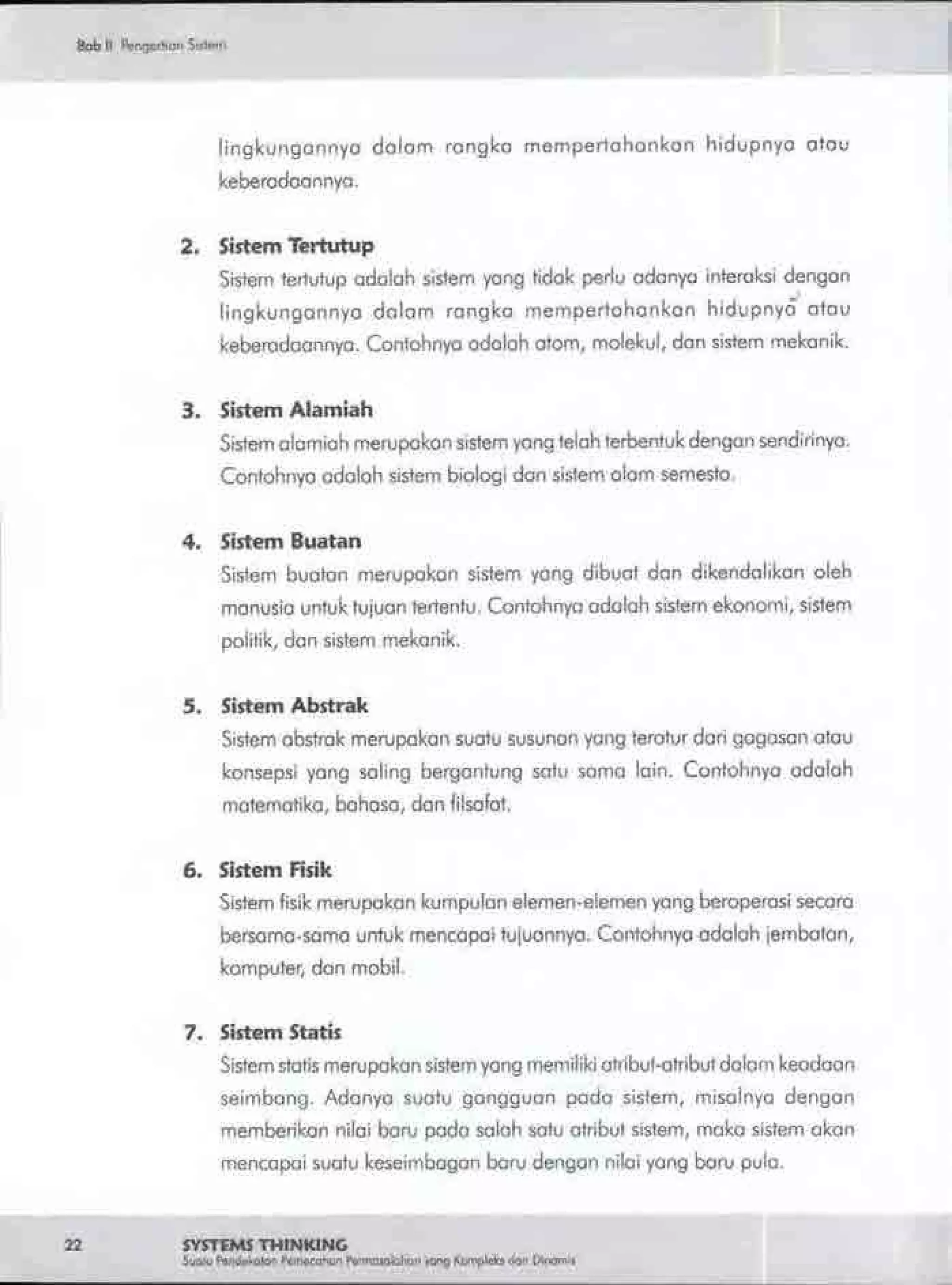 Buku systems thinking