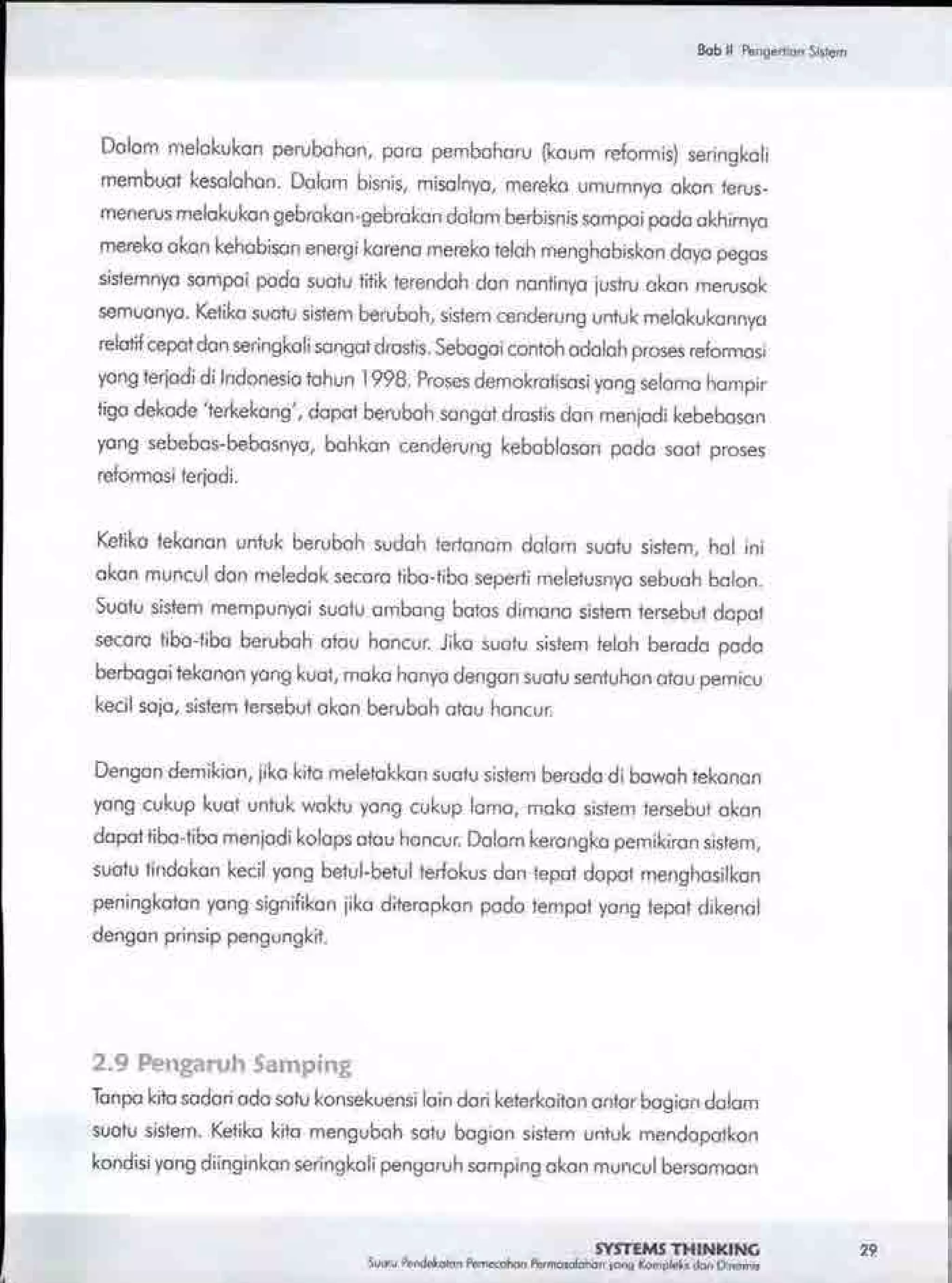 Buku systems thinking