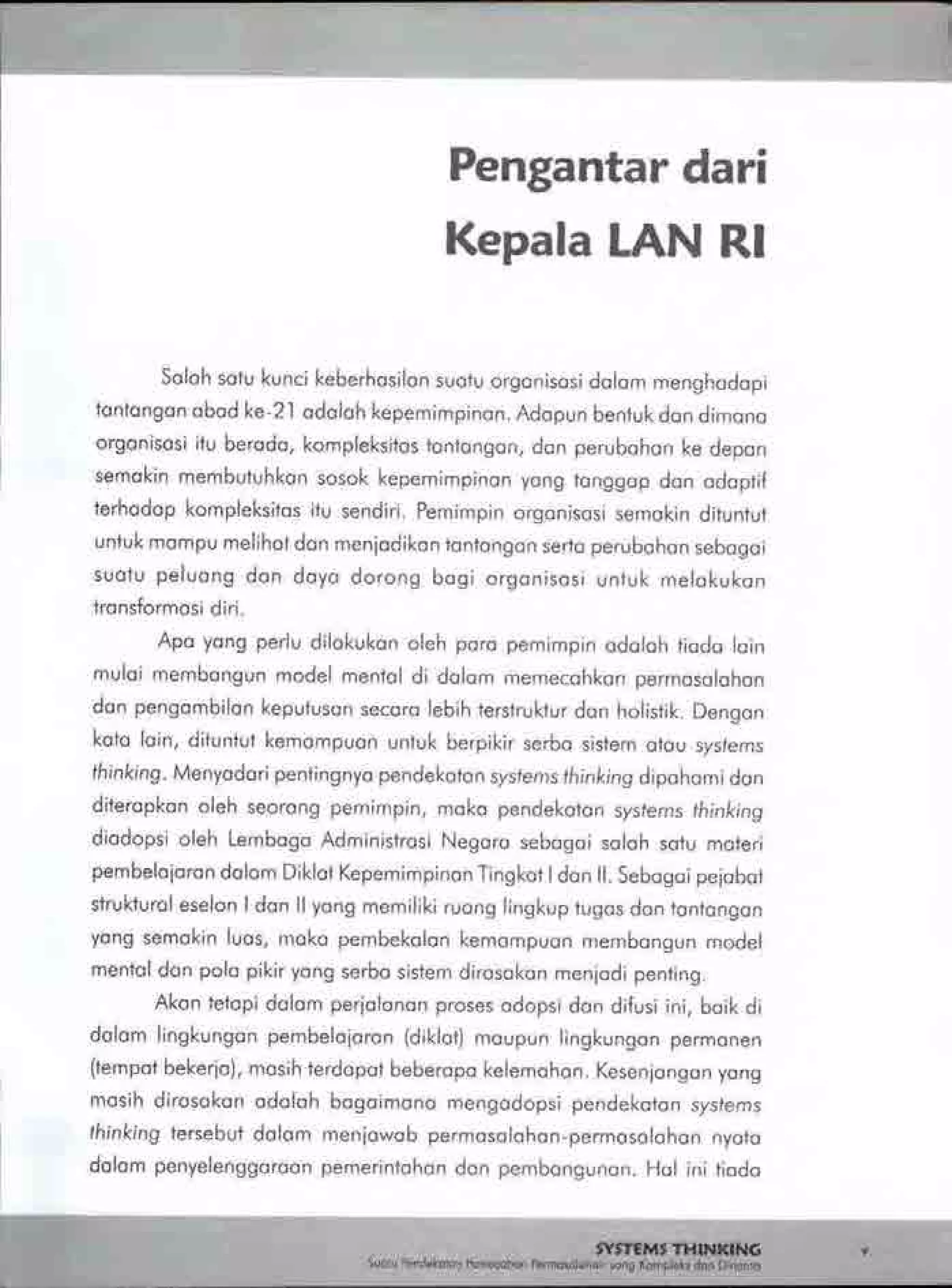 Buku systems thinking