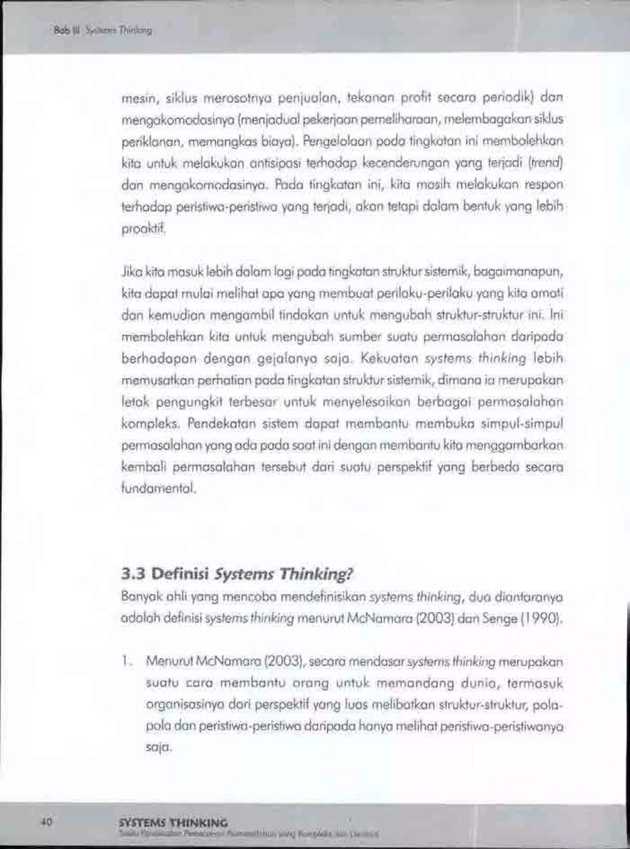 Buku systems thinking