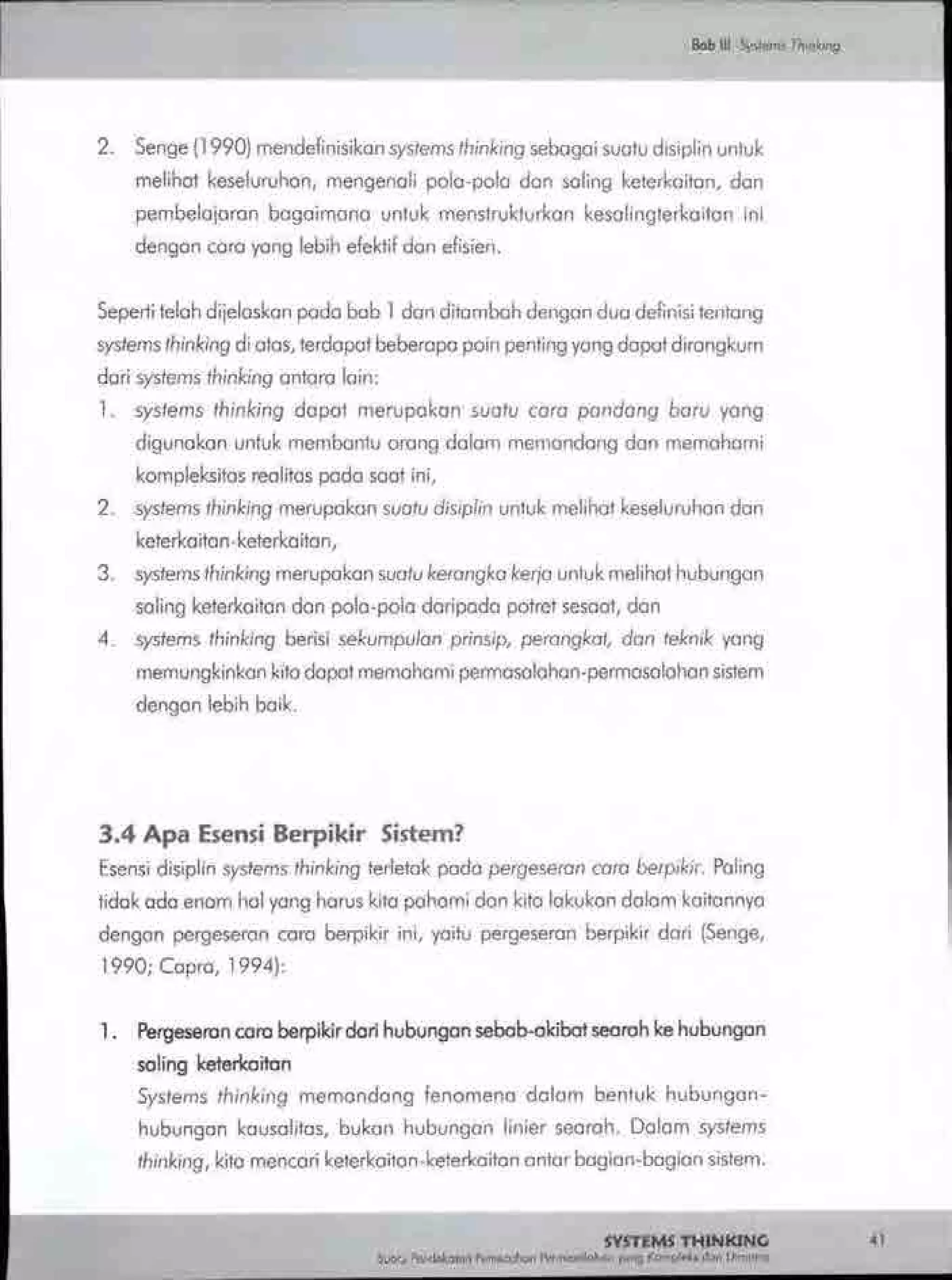 Buku systems thinking