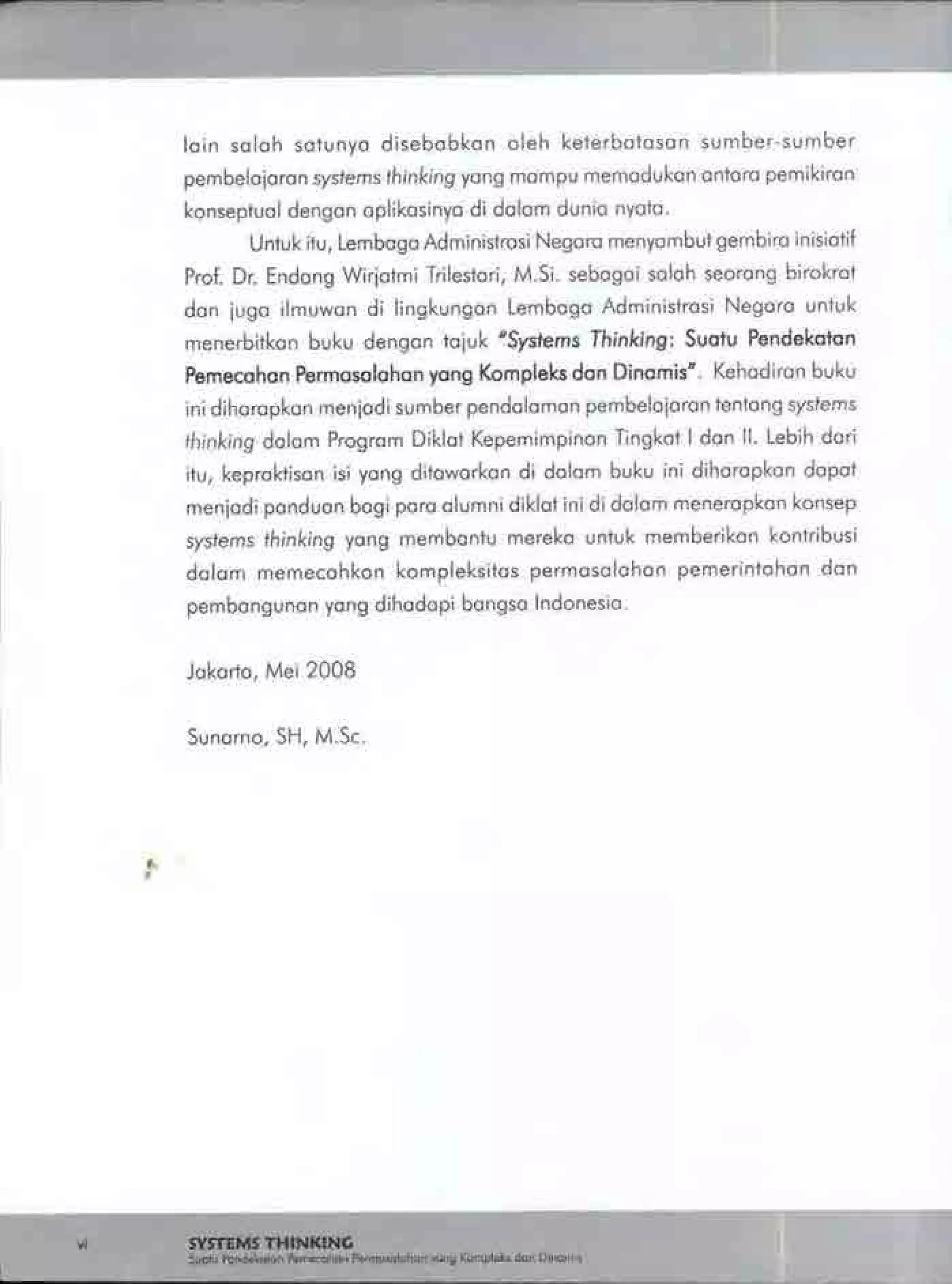 Buku systems thinking