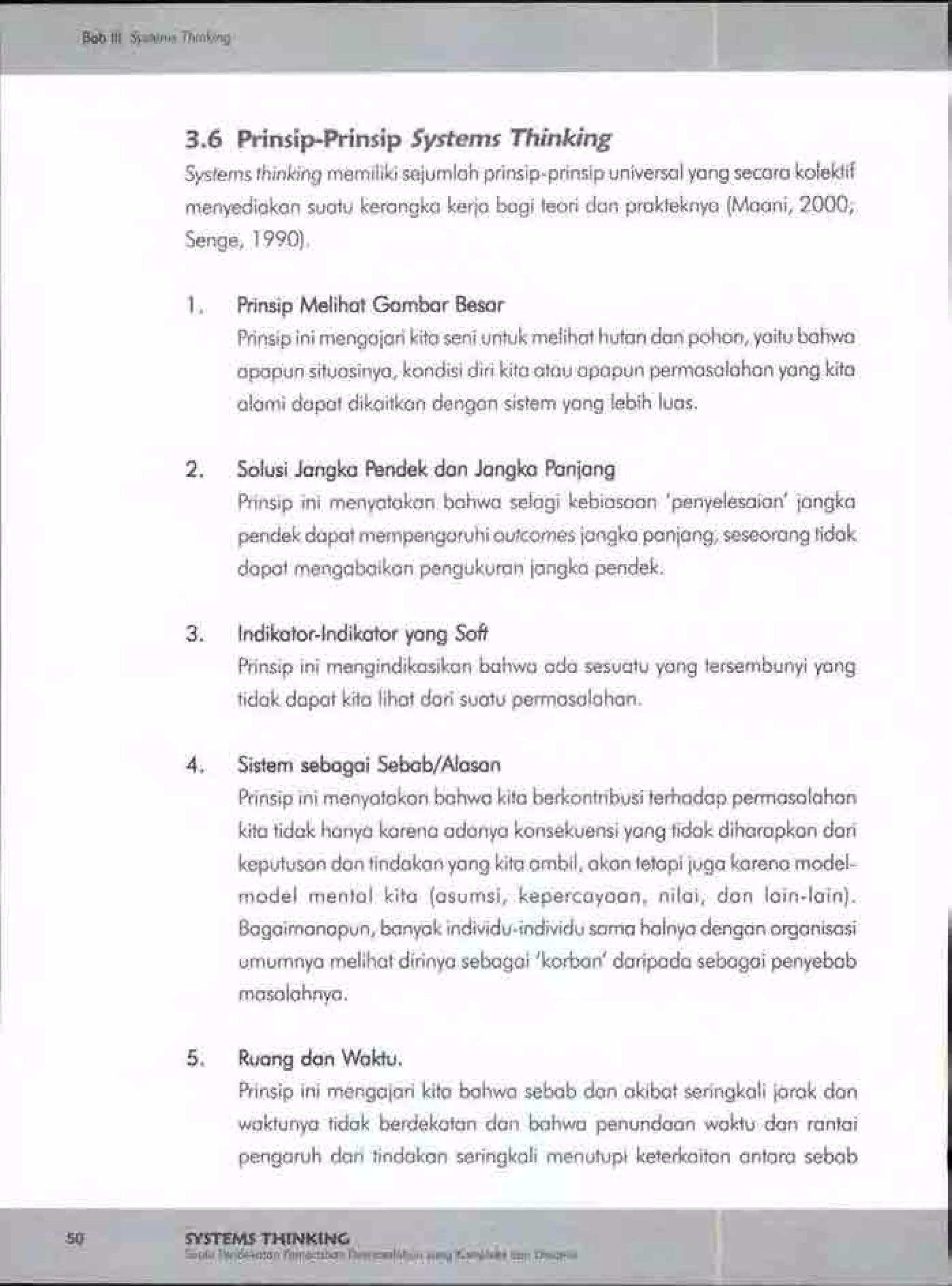 Buku systems thinking