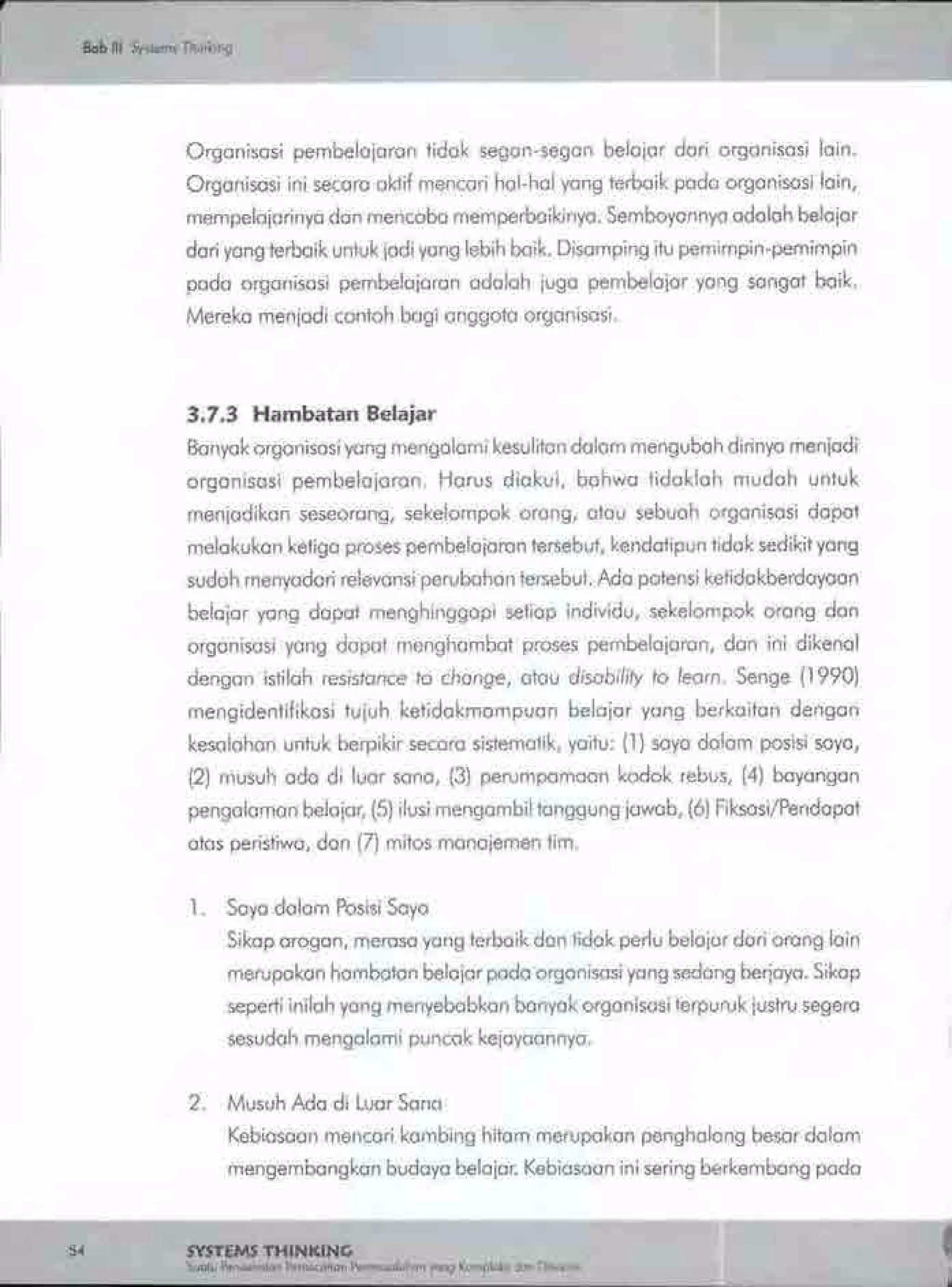 Buku systems thinking