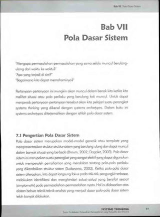 Buku systems thinking