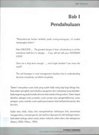 Buku systems thinking