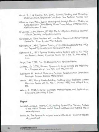 Buku systems thinking