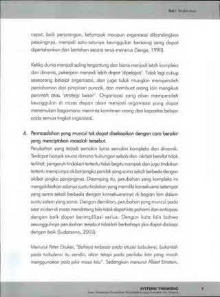 Buku systems thinking