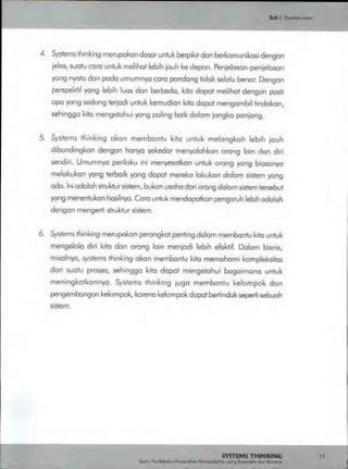 Buku systems thinking