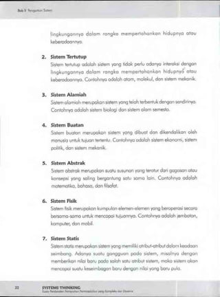 Buku systems thinking