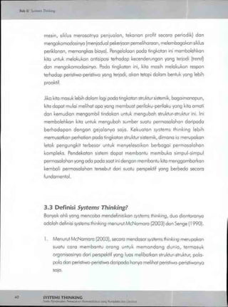 Buku systems thinking