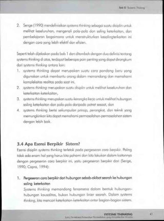 Buku systems thinking