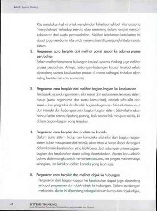 Buku systems thinking