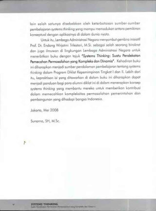 Buku systems thinking