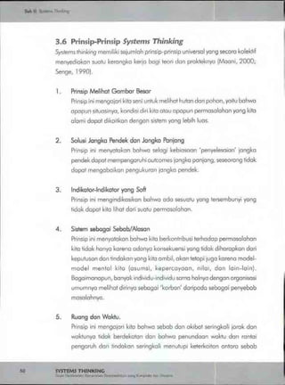 Buku systems thinking