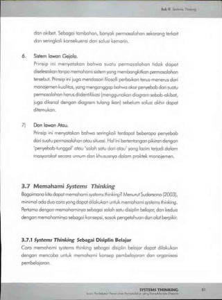 Buku systems thinking