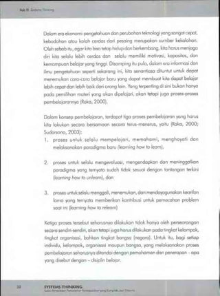 Buku systems thinking