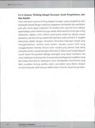 Buku systems thinking