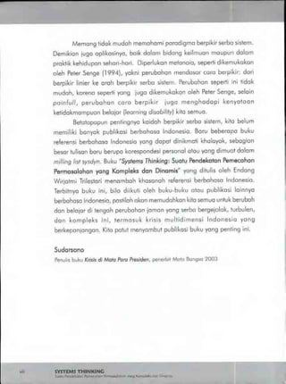 Buku systems thinking