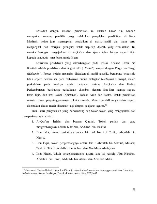 Tarikh Tasyri Zaman Rasulullah Hingga Muqollidun