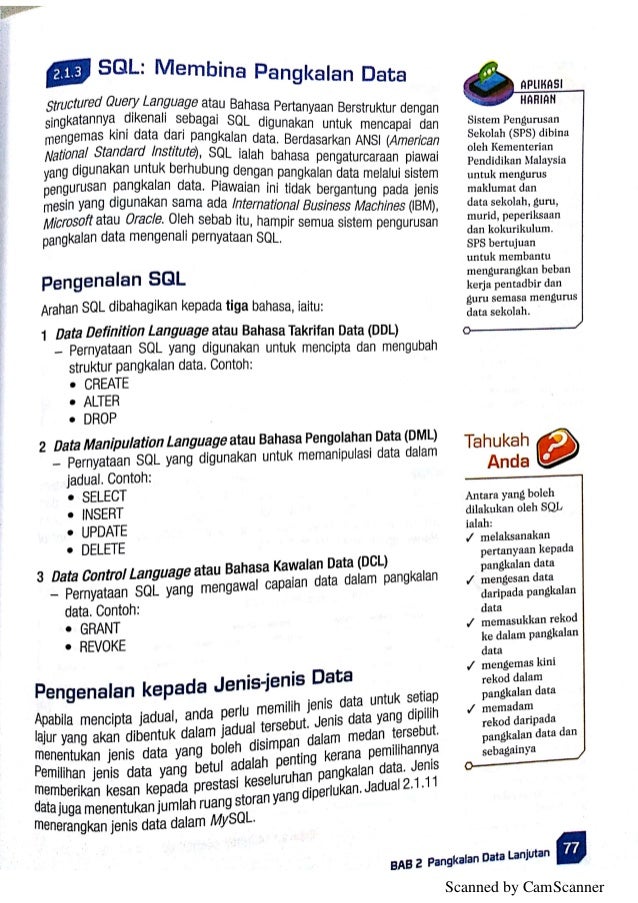 Buku Teks Sains Komputer Tingkatan 5