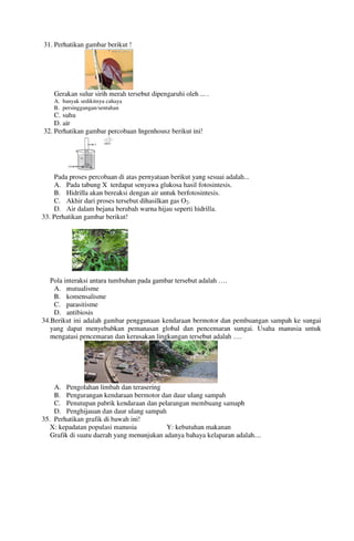 Buku Try Out Pengawas UN  IPA SMP  SMP Negeri 1 Bancar Kabupaten Tuban Tahun 2013