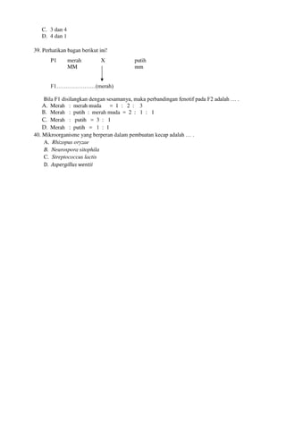 Buku Try Out Pengawas UN  IPA SMP  SMP Negeri 1 Bancar Kabupaten Tuban Tahun 2013