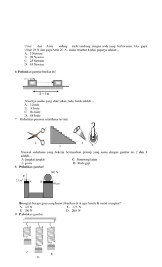 Buku Try Out Pengawas UN  IPA SMP  SMP Negeri 1 Bancar Kabupaten Tuban Tahun 2013
