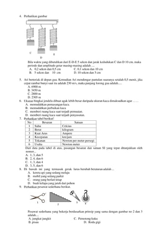 Buku Try Out Pengawas UN  IPA SMP  SMP Negeri 1 Bancar Kabupaten Tuban Tahun 2013