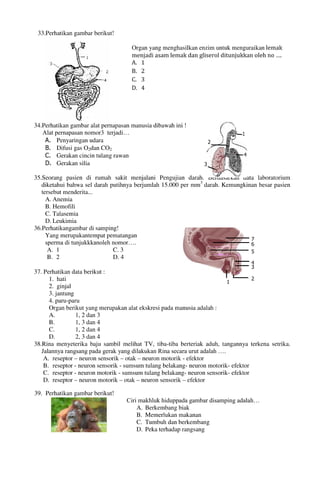 Buku Try Out Pengawas UN  IPA SMP  SMP Negeri 1 Bancar Kabupaten Tuban Tahun 2013