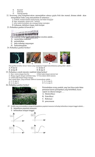Buku Try Out Pengawas UN  IPA SMP  SMP Negeri 1 Bancar Kabupaten Tuban Tahun 2013