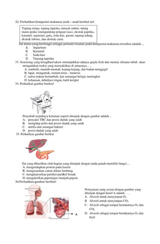 Buku Try Out Pengawas UN  IPA SMP  SMP Negeri 1 Bancar Kabupaten Tuban Tahun 2013