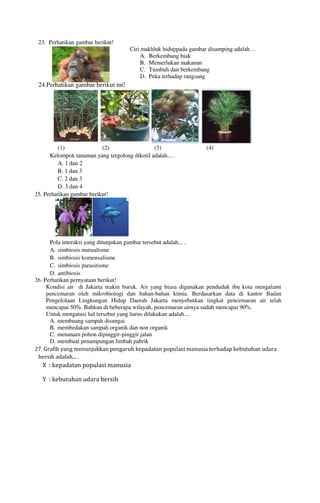 Buku Try Out Pengawas UN  IPA SMP  SMP Negeri 1 Bancar Kabupaten Tuban Tahun 2013