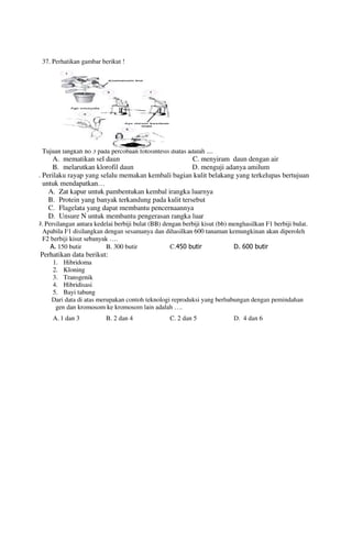 Buku Try Out Pengawas UN  IPA SMP  SMP Negeri 1 Bancar Kabupaten Tuban Tahun 2013