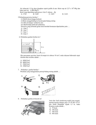 Buku Try Out Pengawas UN  IPA SMP  SMP Negeri 1 Bancar Kabupaten Tuban Tahun 2013