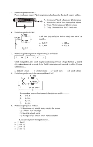 Buku Try Out Pengawas UN  IPA SMP  SMP Negeri 1 Bancar Kabupaten Tuban Tahun 2013