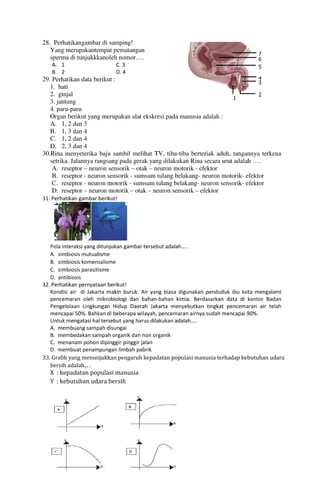 Buku Try Out Pengawas UN  IPA SMP  SMP Negeri 1 Bancar Kabupaten Tuban Tahun 2013