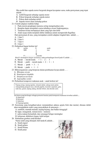 Buku Try Out Pengawas UN  IPA SMP  SMP Negeri 1 Bancar Kabupaten Tuban Tahun 2013