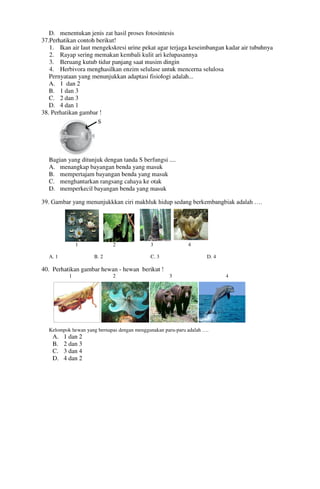 Buku Try Out Pengawas UN  IPA SMP  SMP Negeri 1 Bancar Kabupaten Tuban Tahun 2013