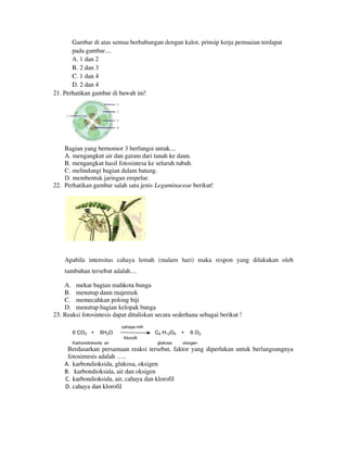 Buku Try Out Pengawas UN  IPA SMP  SMP Negeri 1 Bancar Kabupaten Tuban Tahun 2013