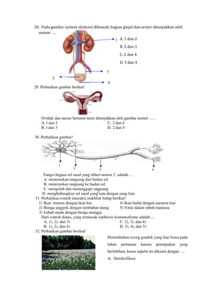 Buku Try Out Pengawas UN  IPA SMP  SMP Negeri 1 Bancar Kabupaten Tuban Tahun 2013